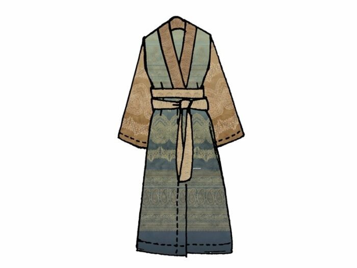 BASSETTI Kimono BRUNELLESCHI V7, Größe L/XL-0