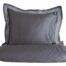 GRAND DESIGN Bettwäsche BEDFORD grey, Bettbezug 135 x 200-0