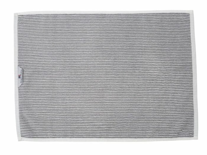 LEXINGTON Frottiertuch ORIGINAL TOWEL, Farbe White/Gray Striped-24018