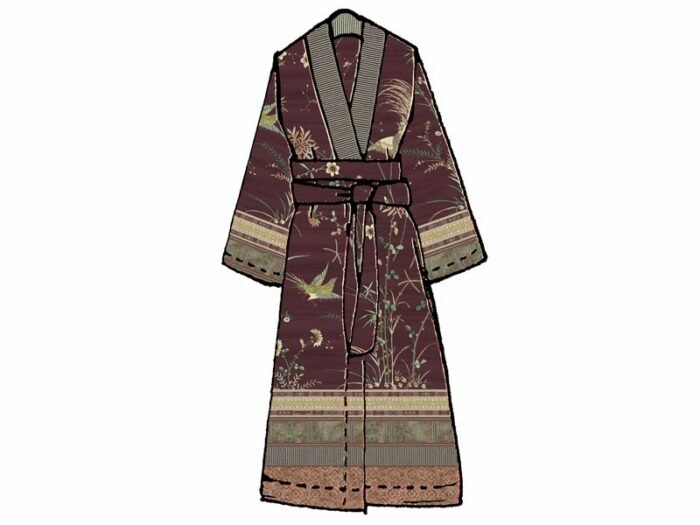 BASSETTI Kimono PARADISE K1, Größe S/M-0