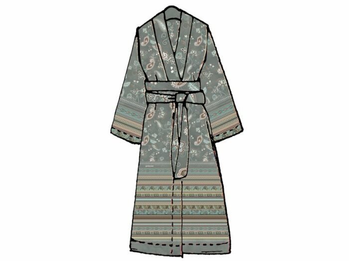BASSETTI Kimono AMARANTO G1, Größe S/M - LIMITED EDITION-0