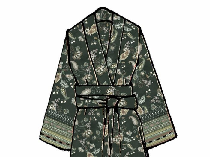 BASSETTI Kimono AMARANTO V1, Größe S/M - LIMITED EDITION-28790