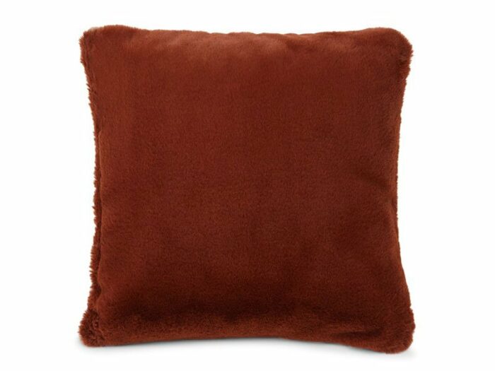 LEXINGTON Kissenhülle FAKE FUR / RECYCLED POLYESTER VISCOSE PILLOW COVER, Brown, 50 x 50-31092