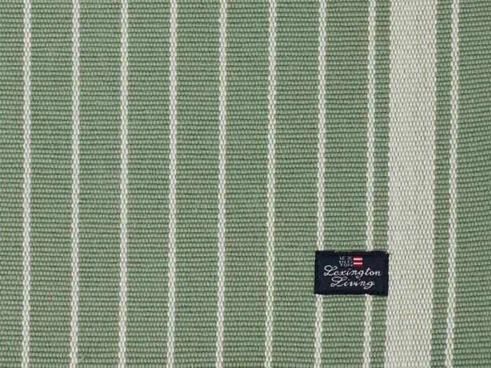 LEXINGTON Tischset STRIPED ORGANIC COTTON RIPS PLACEMAT green/white, 40 x 50-32727