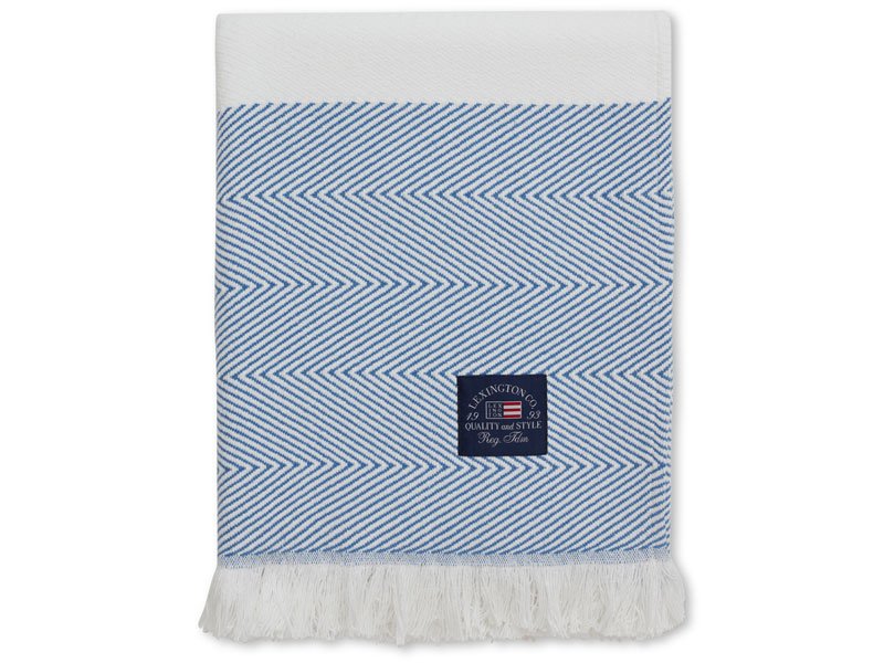 Lexington Company Blanket Spring 130 x 170 cm Blue and White 